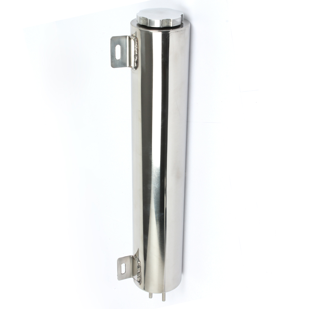 Coolant Overflow Tank 3" x 16" Polished